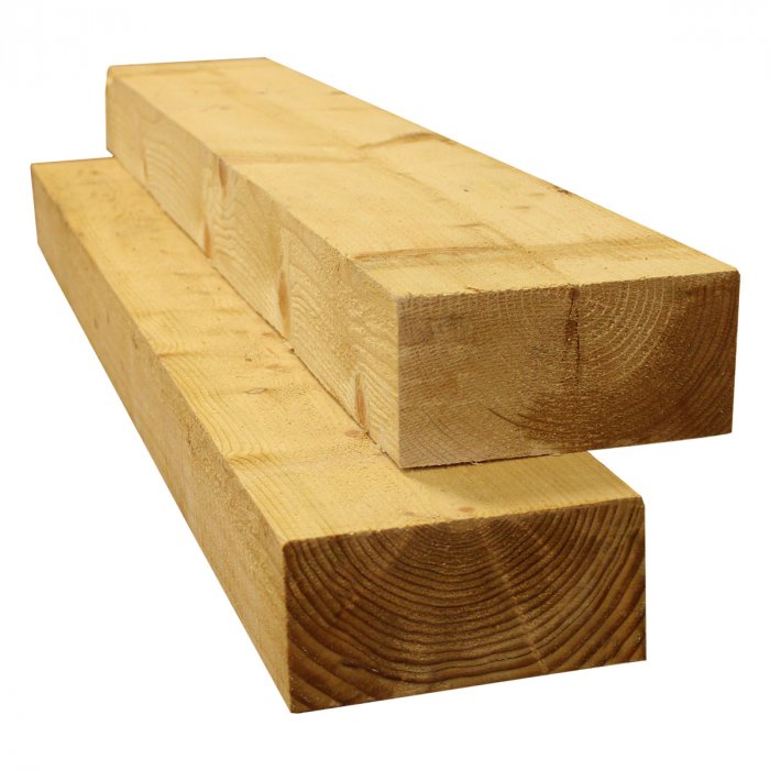 20 x Traverses de bois (Vert traité) UC3 | 3 m x 200 mm x 100 mm – Image 2