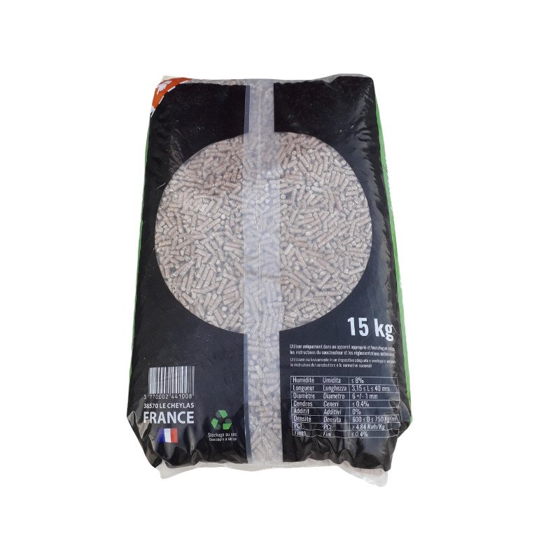 Pellets Alpes Energie Bois – Palette de 70 sacs de 15 Kg – Image 3