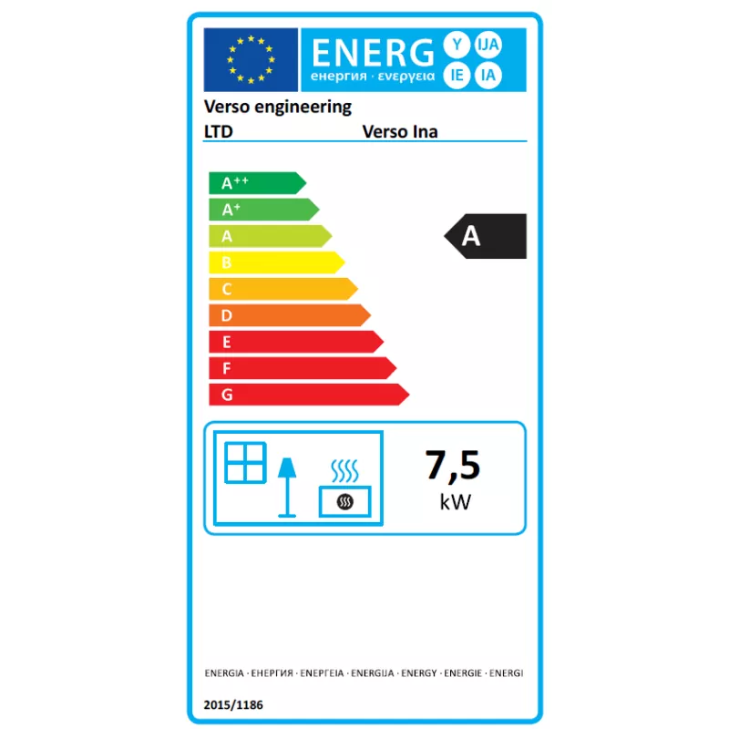 Poêle à bois Aicardo - 7,5 Kw – Image 5